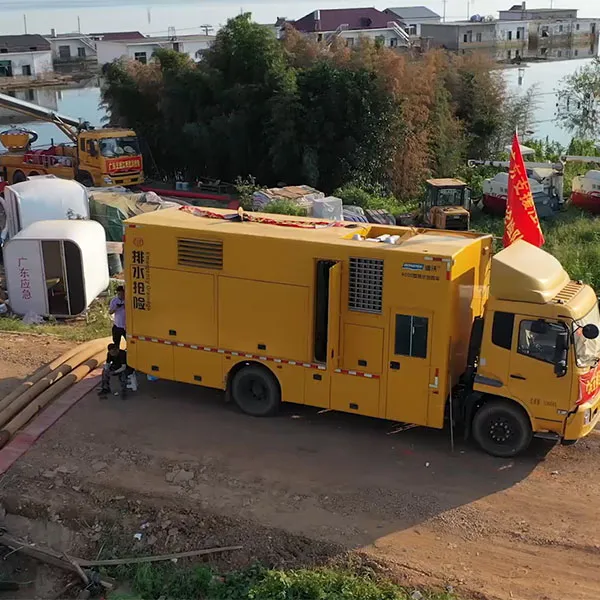 Насосная машина для защиты от наводнений