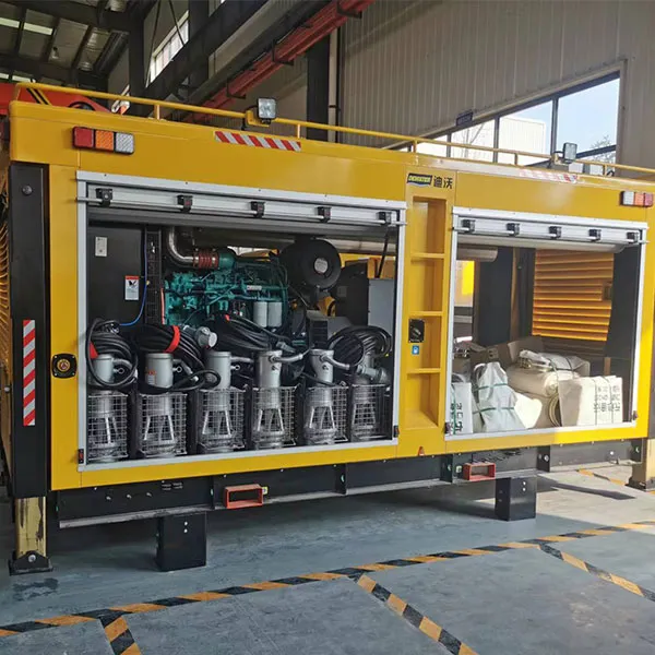 Передвижная насосная станция большой производительности