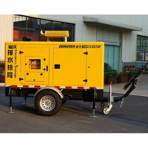 Передвижная насосная станция на колесном шасси