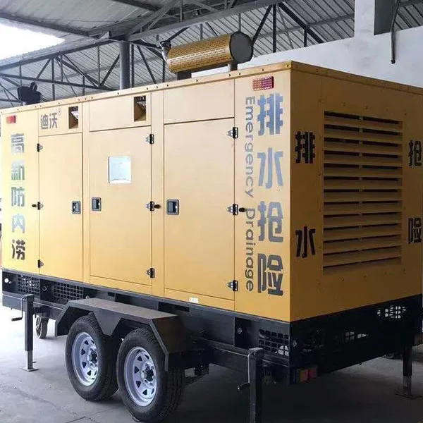 Передвижная насосная станция на колесном шасси