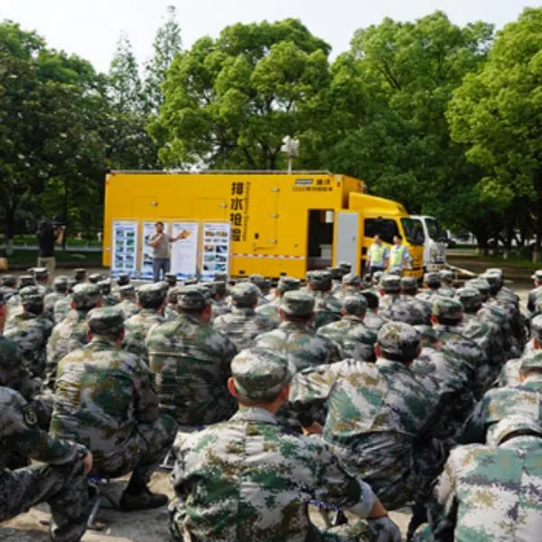 Спасательная машина для дренажа большой производительности