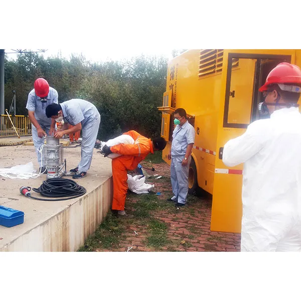 Утилизация сточных вод после взрыва на порту Тяньцзинь 812