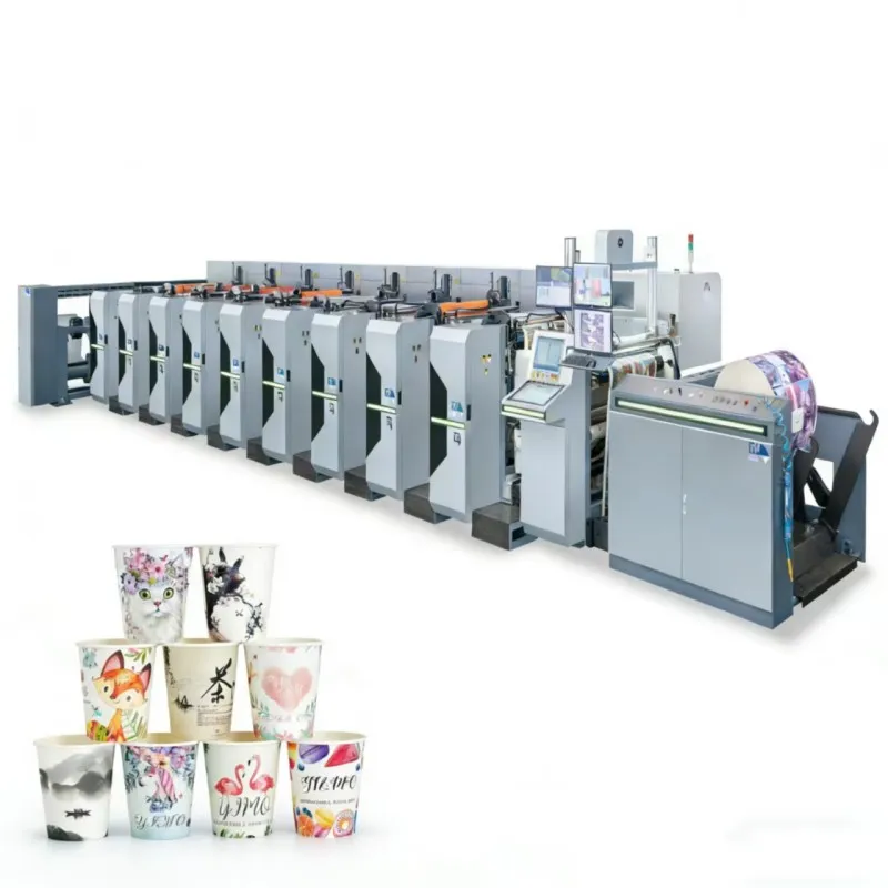 FM-TS650-1450 флексографская печатная машина (гильзового типа)