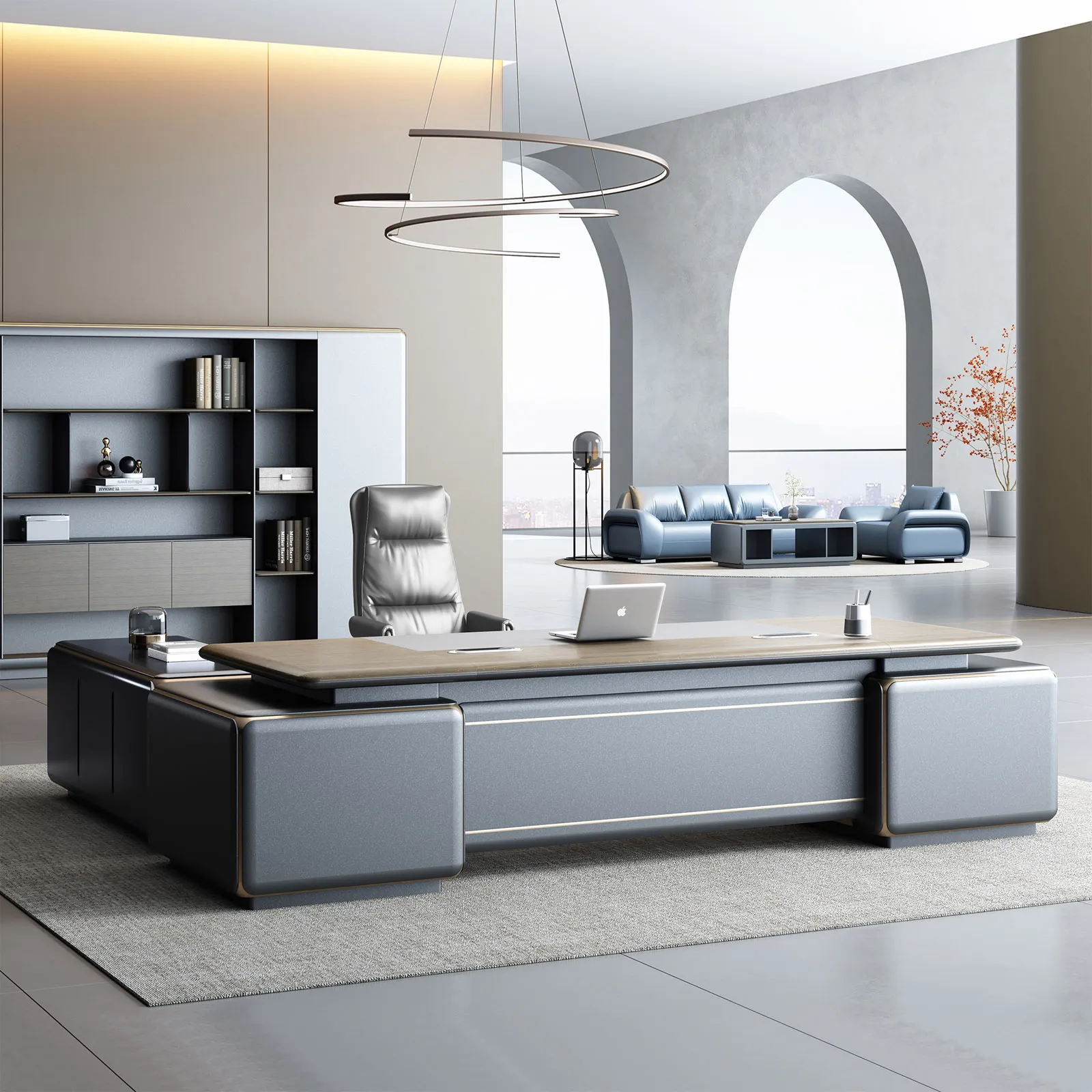Роскошный рабочий стол для руководителя