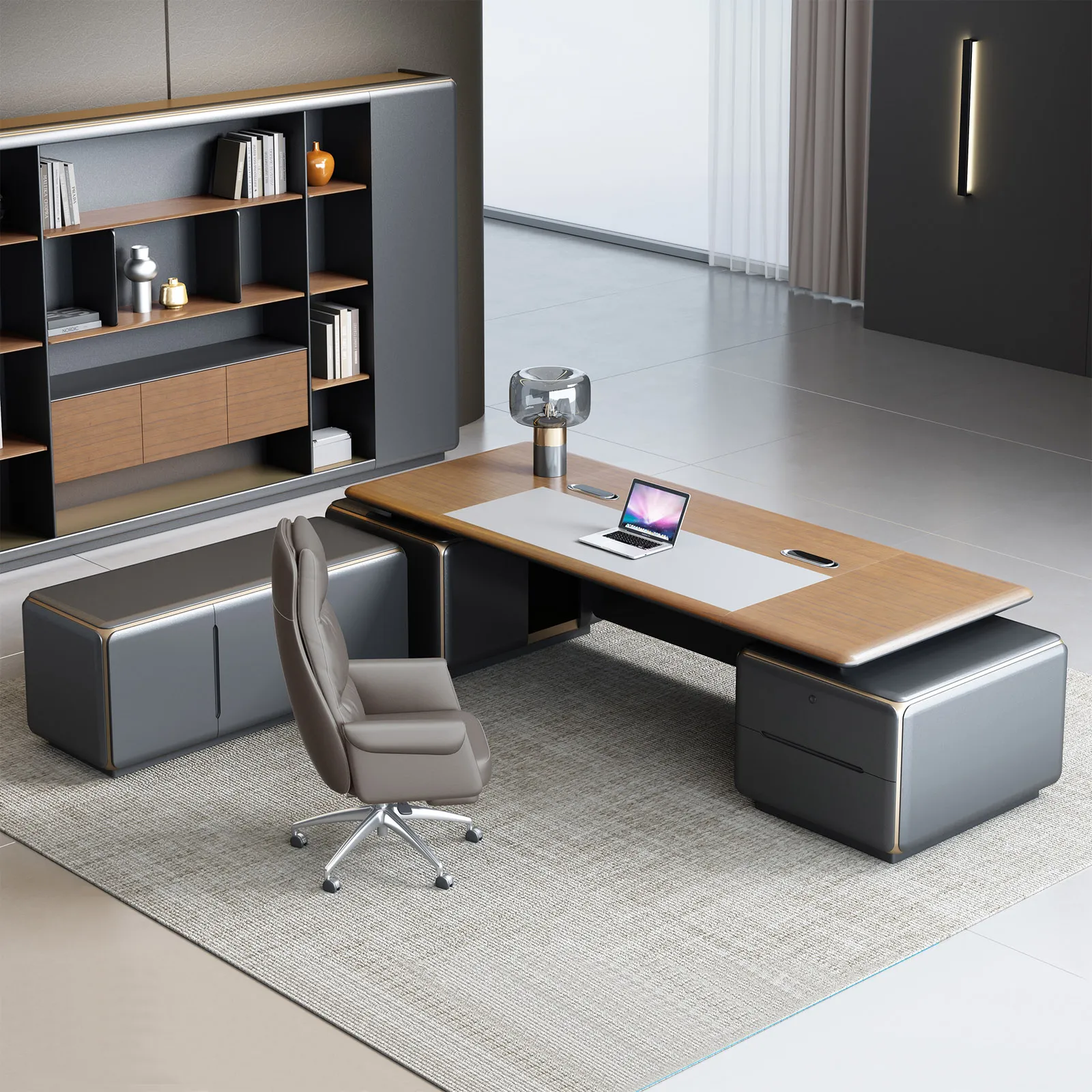 Роскошный рабочий стол для руководителя