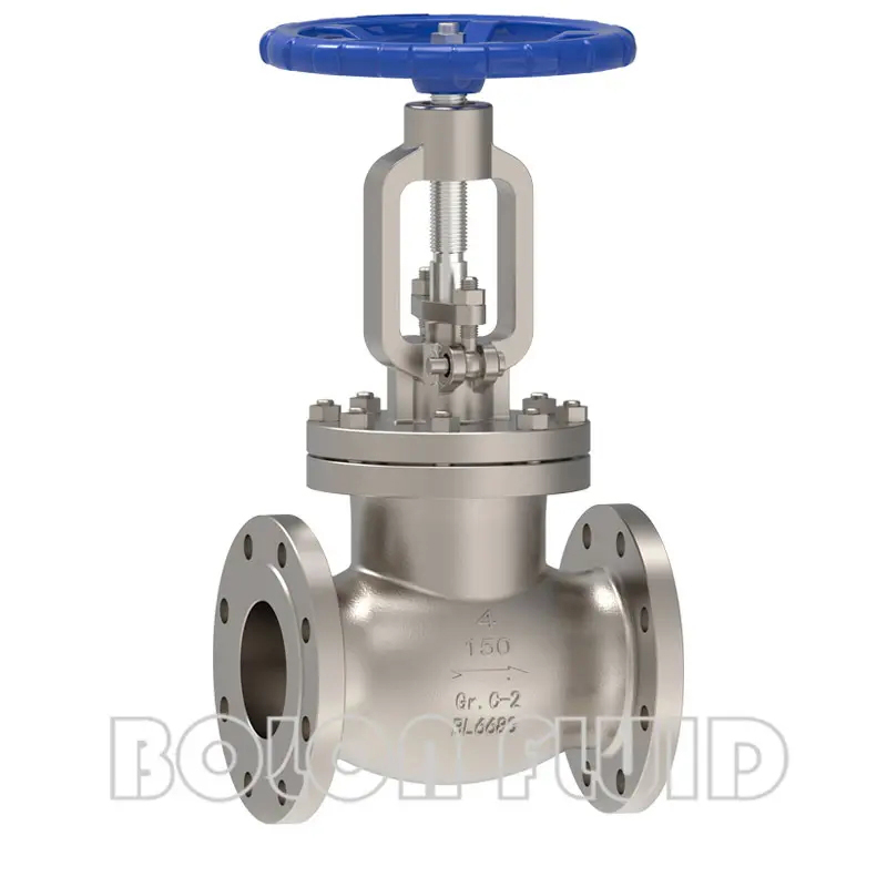 Титановый запорный вентиль B367 Gr.C-2