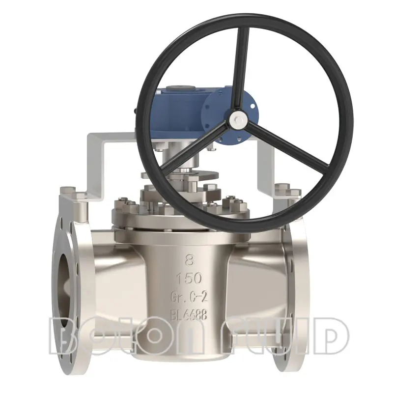 Титановый пробковый кран гильзового типа B367 Gr.C-2