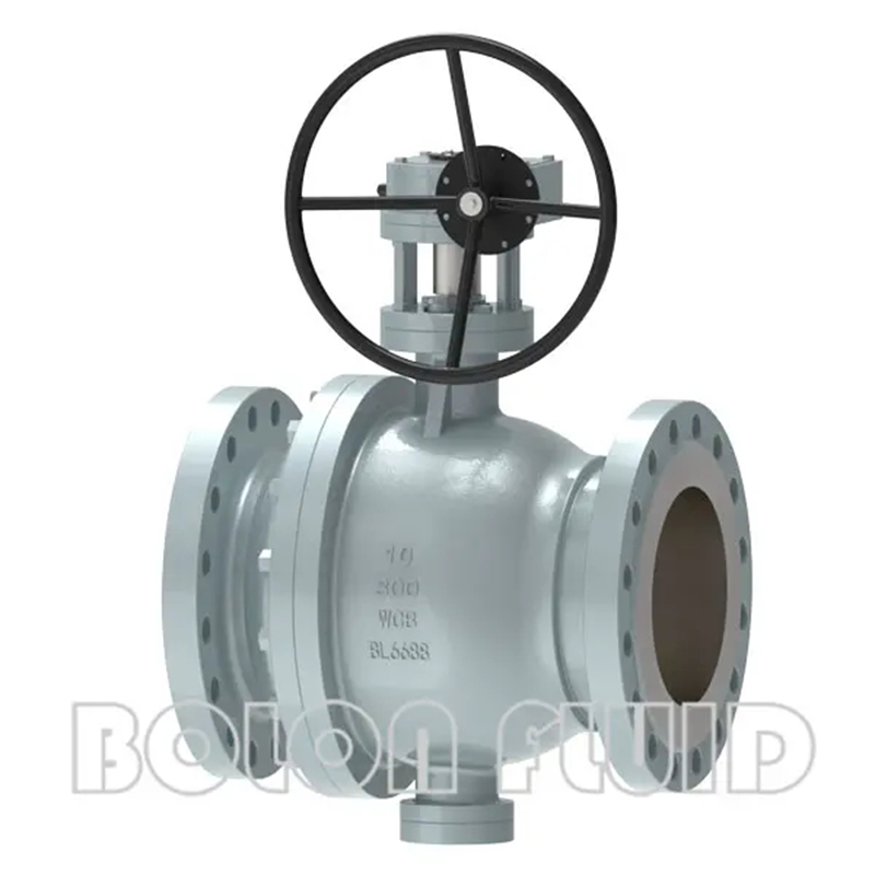 Шаровой кран на цапфах из литой стали A216 WCB