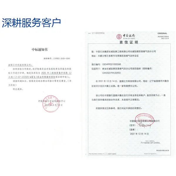 Углубление взаимодействия с рынком для обслуживания наших клиентов! Ассортимент продукции Панцзин Чжишен Технологическая Компания, Лтд. получил признание со стороны многих предприятий, в том числе нефтяного месторождения Ляохе.