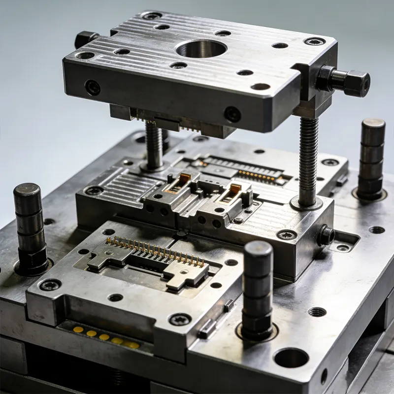 Штамповочная пресс-форма для производства клемм и разъемов
