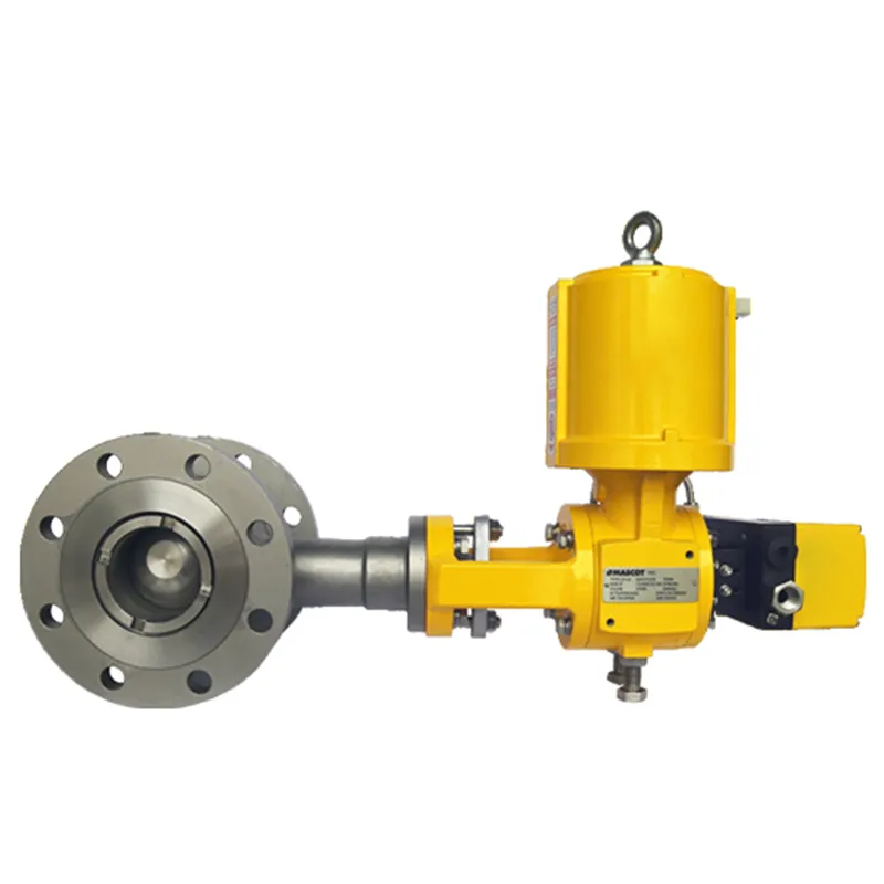 Высокопроизводительный регулирующий клапан с эксцентриковым поворотным затвором