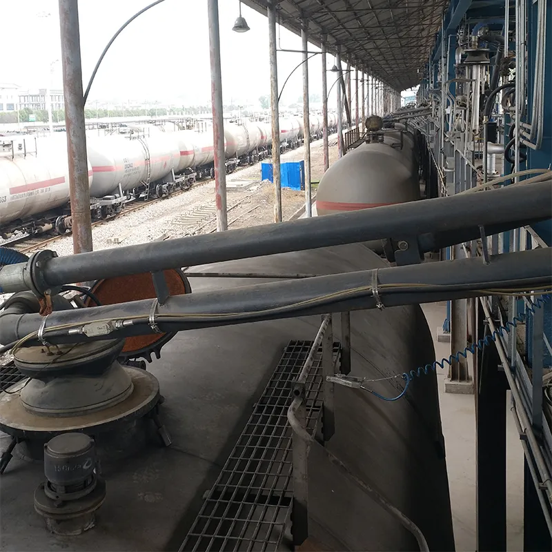 Пневматическая промышленная труба в форме шеи журавля