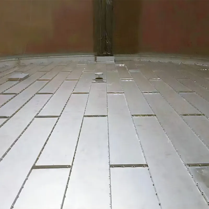 Полностью поддерживаемая плавающая крыша из нержавеющей стали