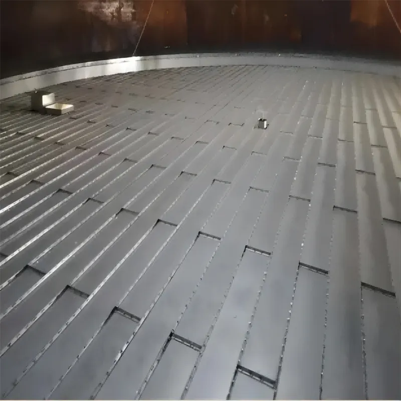 Полностью поддерживаемая плавающая крыша из нержавеющей стали