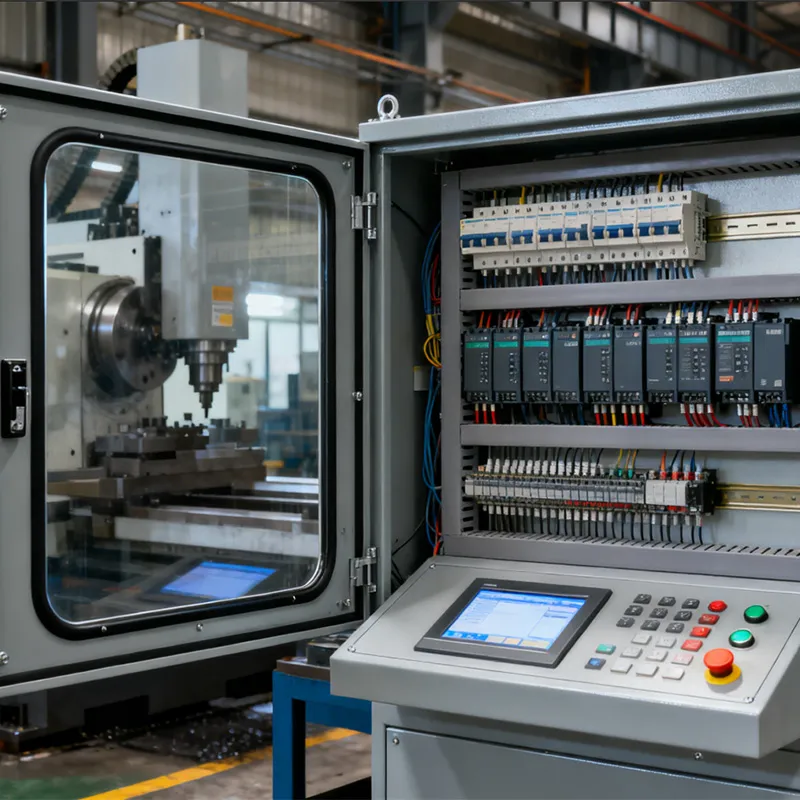 Высокопроизводительный шкаф управления на базе ПЛК для станкостроения и обработки металлов