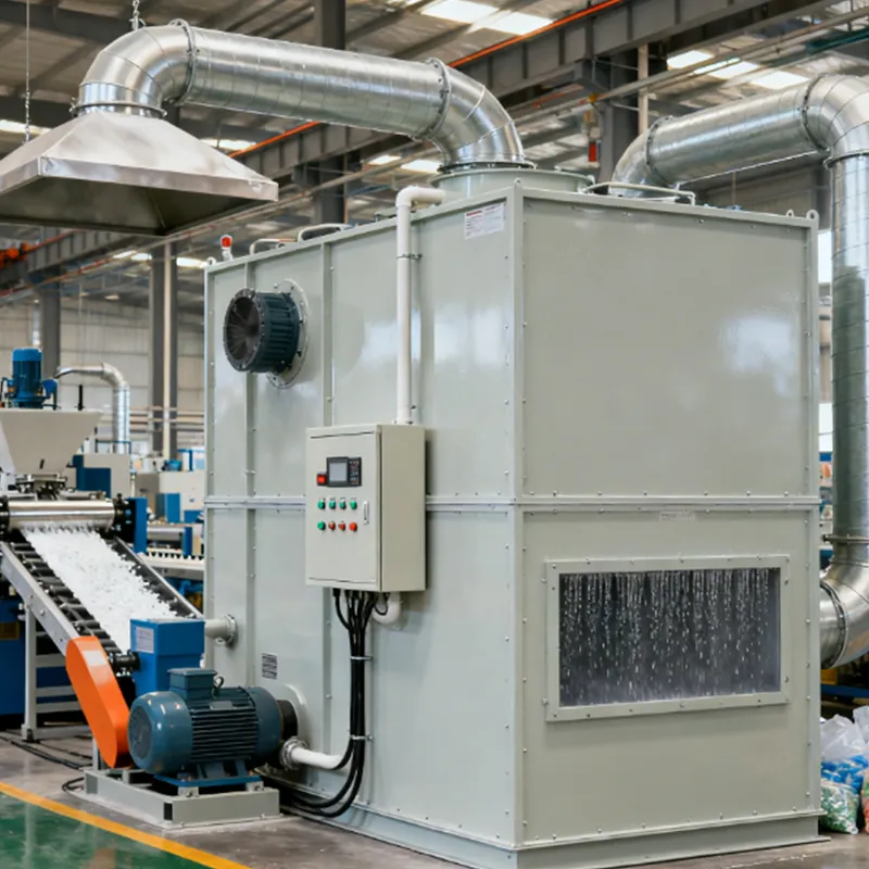 Описание биофильтра для устранения запахов при переработке пластмасс