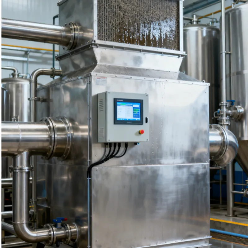 Описание оборудования для биологической очистки от запахов в дрожжевом и пивоваренном производстве