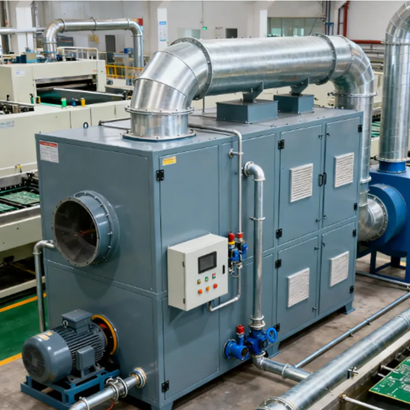 Описание оборудования для биологической очистки от запахов в производстве печатных плат