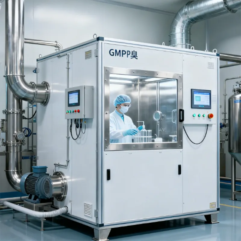 Описание оборудования для биологической очистки от запахов в фармацевтической промышленности