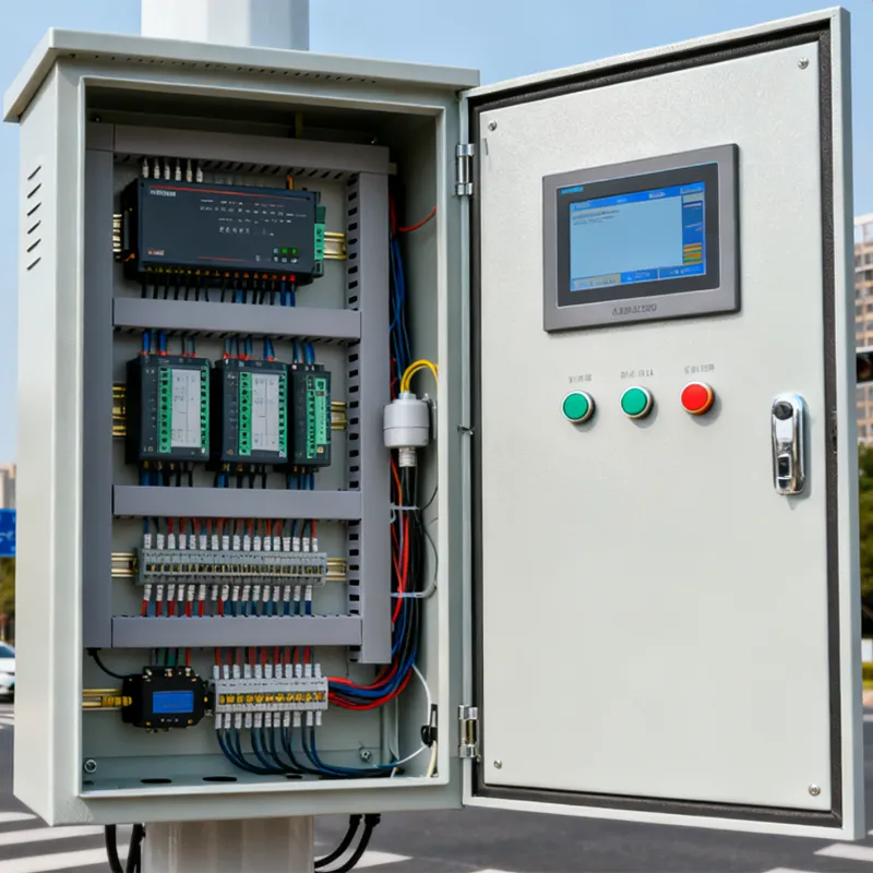 Шкаф управления ПЛК для управления дорожными сигналами