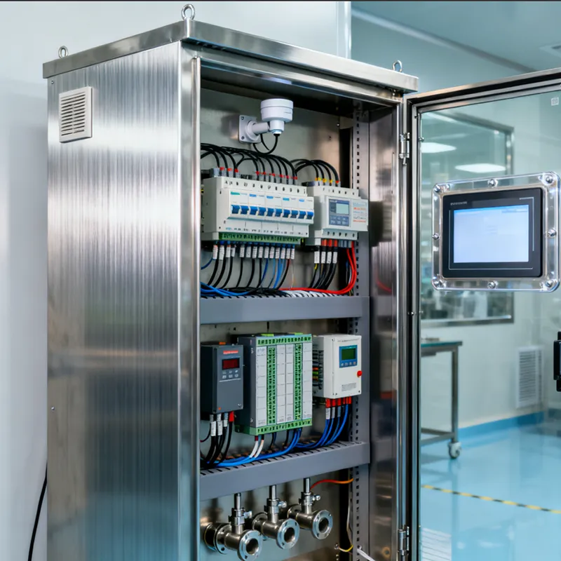Шкаф управления на базе ПЛК для фармацевтической промышленности