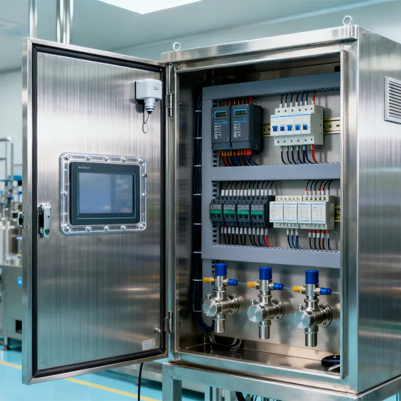 Шкаф управления на базе ПЛК для фармацевтической промышленности