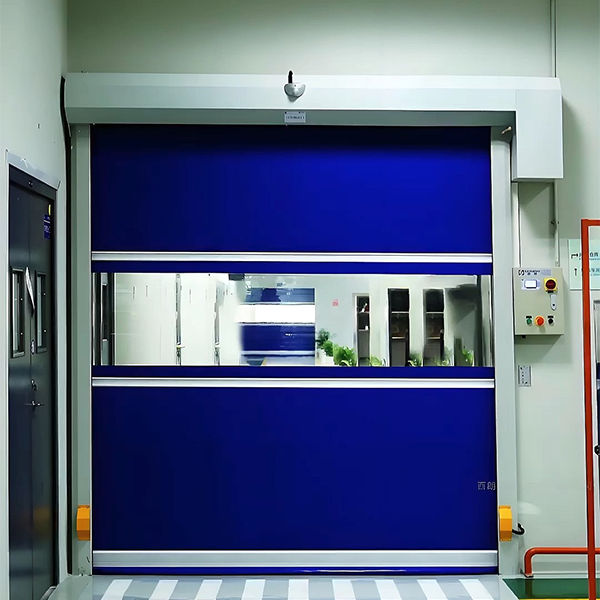 Промышленные ПВХ высокоскоростные роликовые двери