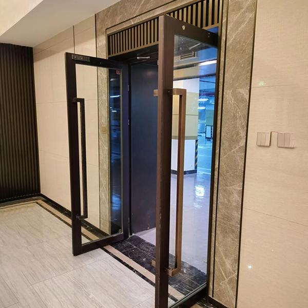 Стальная стеклянная дверь