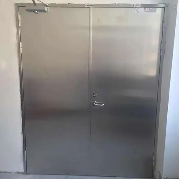 Нержавеющая противопожарная дверь