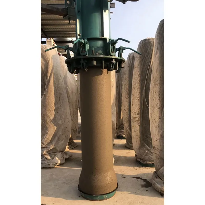 Реальные кадры с объектов: трубы малого диаметра DN300 x 2500, изготовленные методом подъема сердечника — уже в эксплуатации!