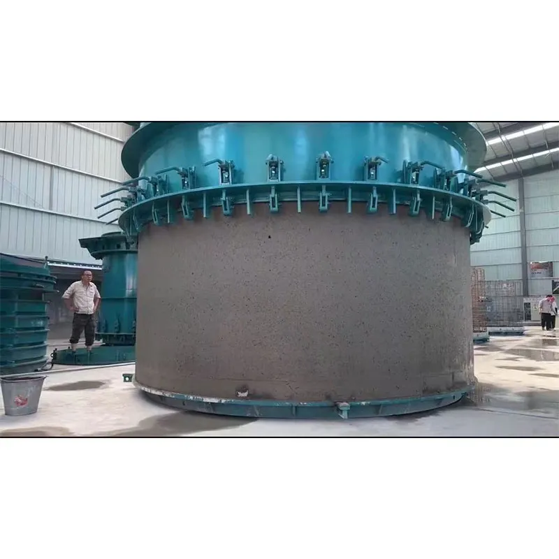 Кадры с реального производства: крупномасштабное оборудование для формования труб, выпускающее прошивные трубы DN3200FA!