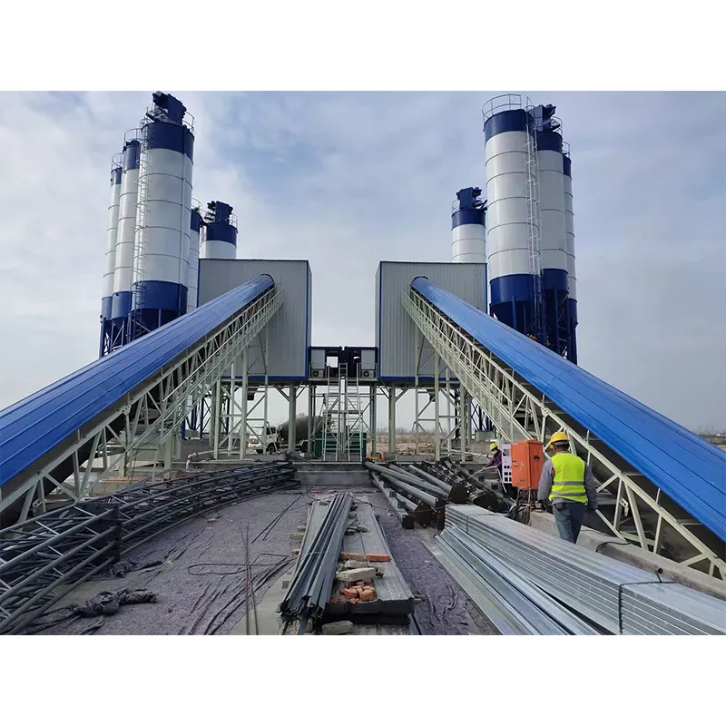 Ленточный бетоносмесительный узел