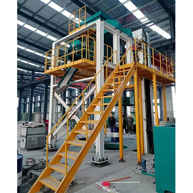 Оборудование для производства труб методом виброформования с подъёмом сердечника