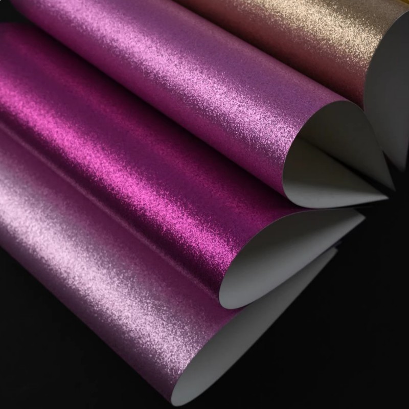 Бумага с блестками на пленочной основе