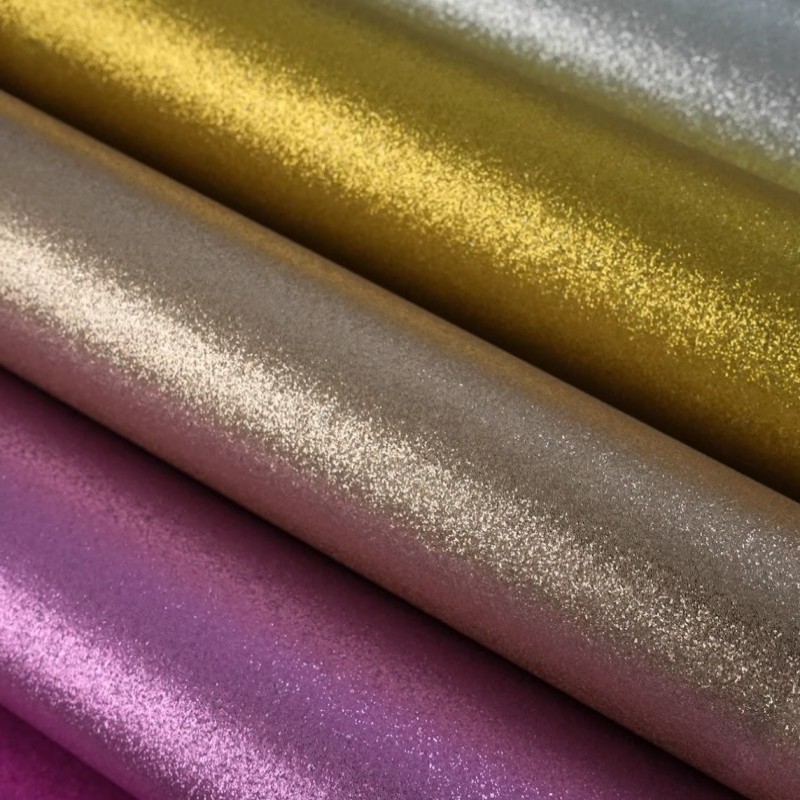 Бумага с блестками на пленочной основе