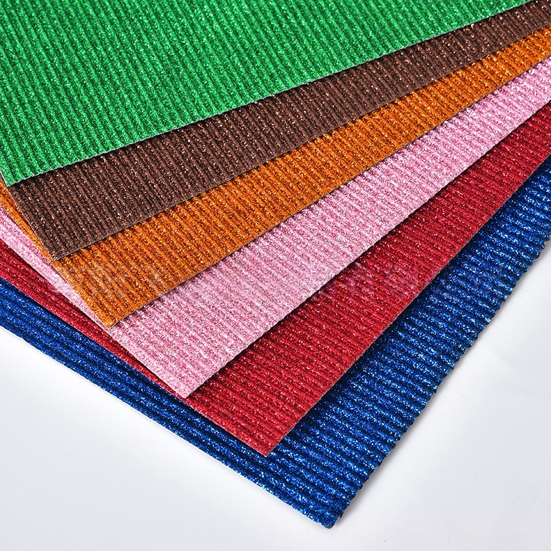 Гофрированная бумага с блестками