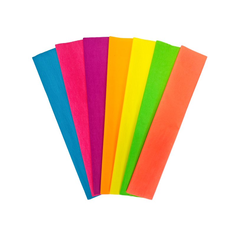 Жатка (крепированная бумага) — печатная, флуоресцентная, металлизированная, жемчужная