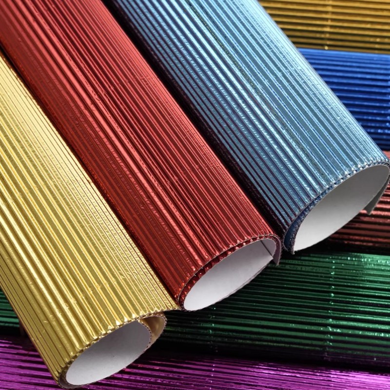 Металлизированная гофрированная бумага