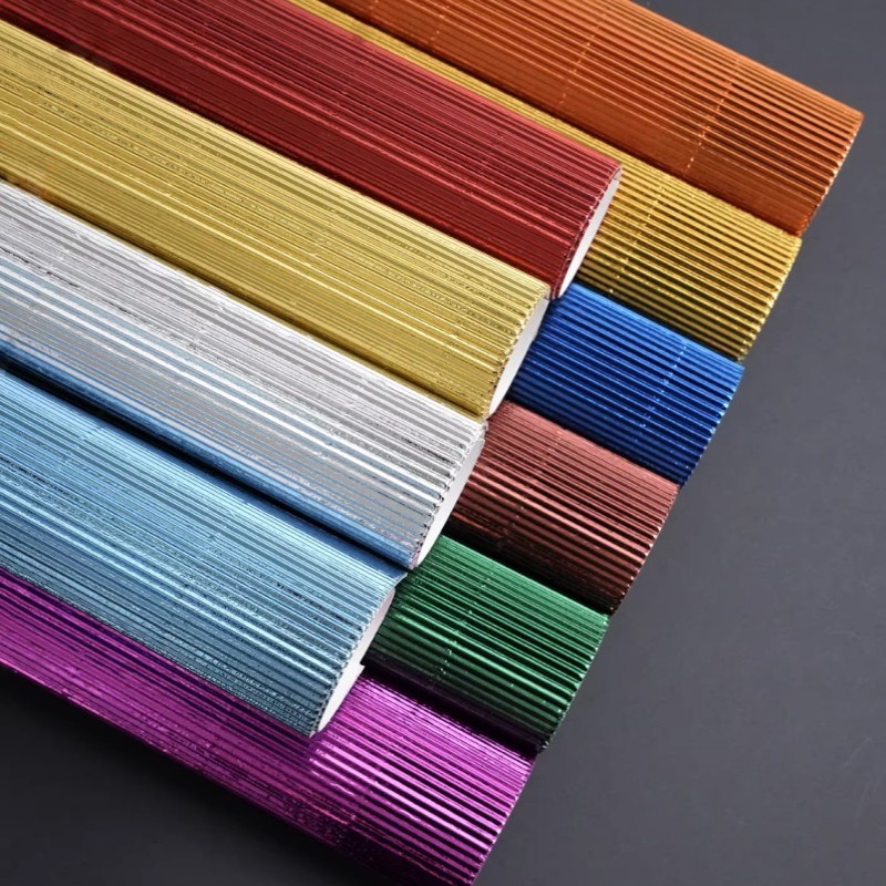 Металлизированная гофрированная бумага