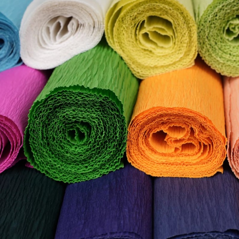 Флористическая крепированная бумага