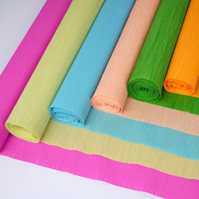 Флористическая крепированная бумага