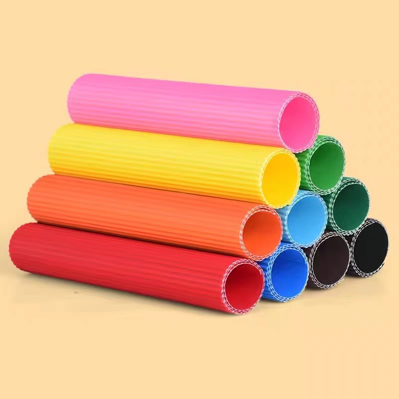 Цветная гофрированная бумага