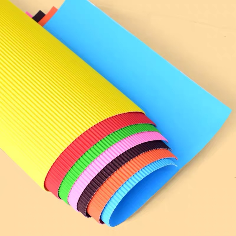 Цветная гофрированная бумага