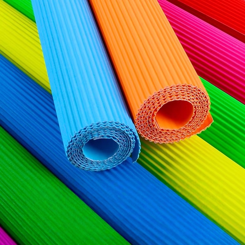 Цветная гофрированная бумага