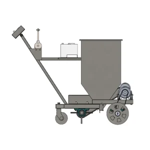 Автоматическая тележка-комбайн для внесения и смешивания закваски (1)