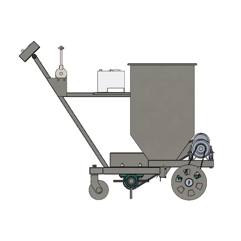 Автоматическая тележка-комбайн для внесения и смешивания закваски