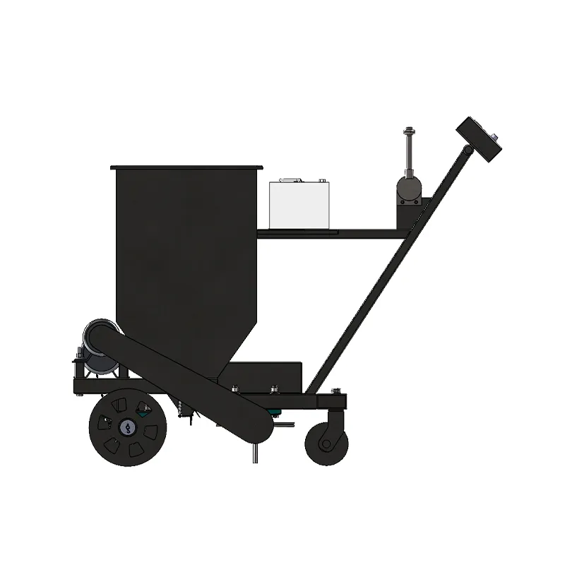 Автоматическая тележка-комбайн для внесения и смешивания закваски