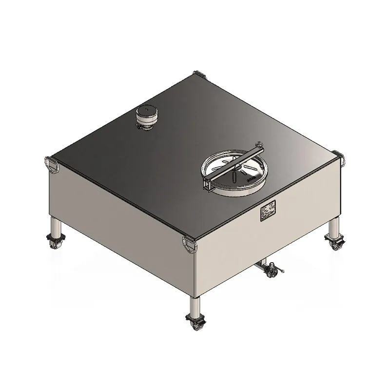 Прямоугольный сосуд из нержавеющей стали