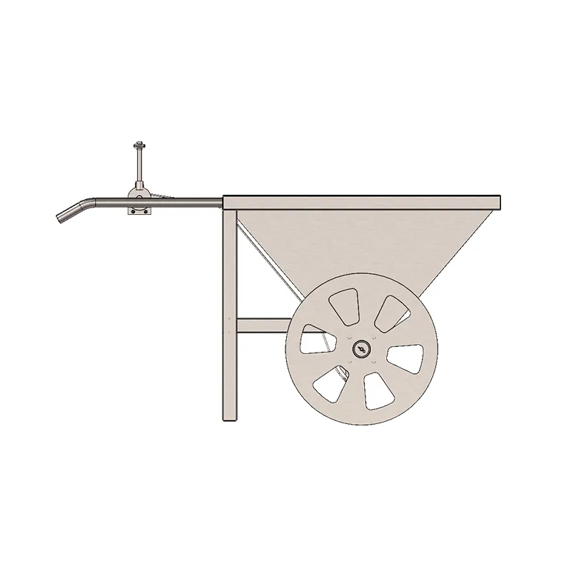Ручная тележка для внесения закваски из нержавеющей стали