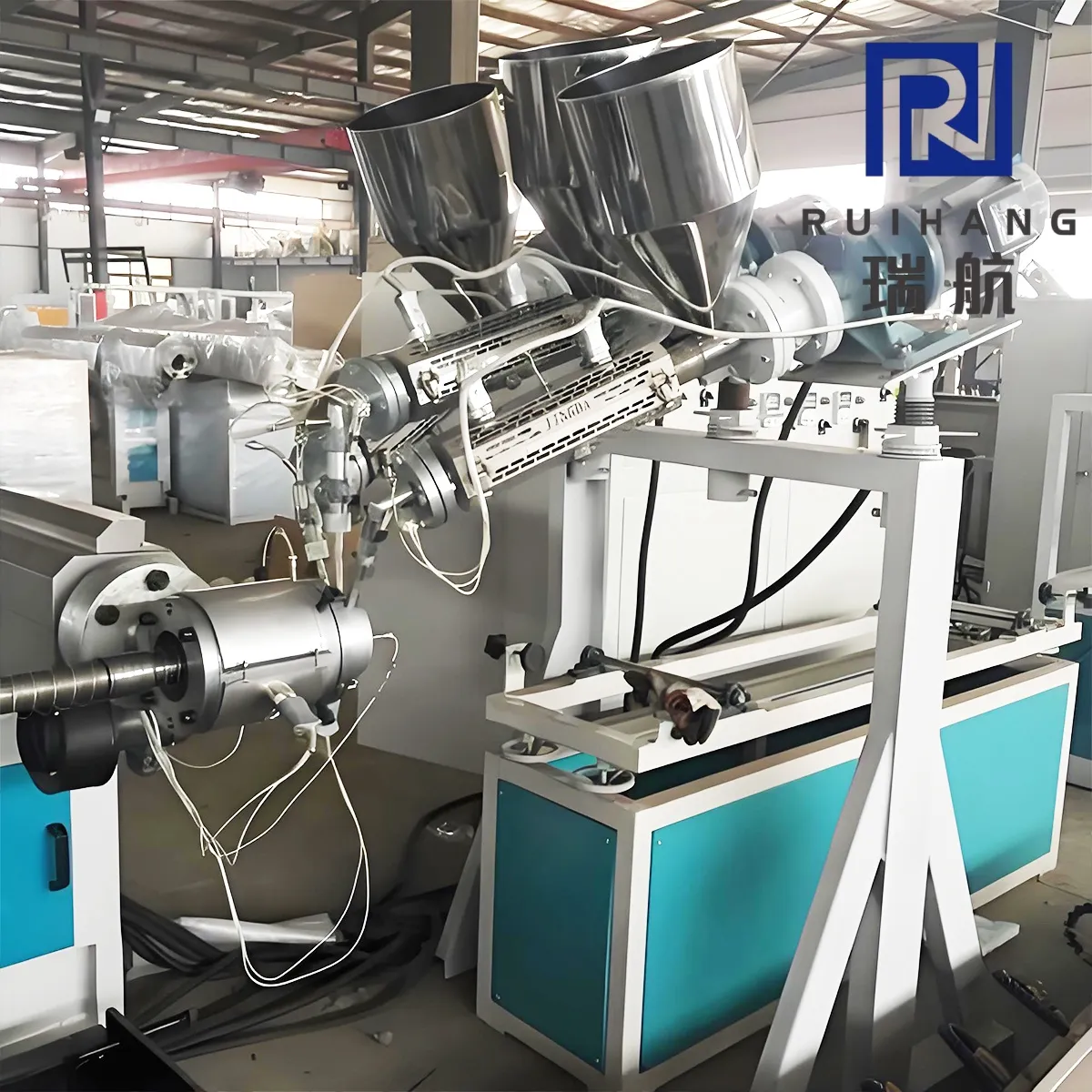 Экструзионные линии для производства шланги с армированной стальной проволокой из ПВХ